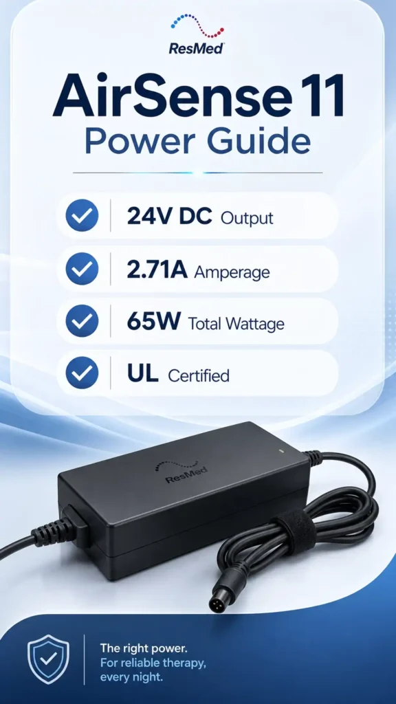 AirSense 11 Power Cord: OEM & DC Travel Guide