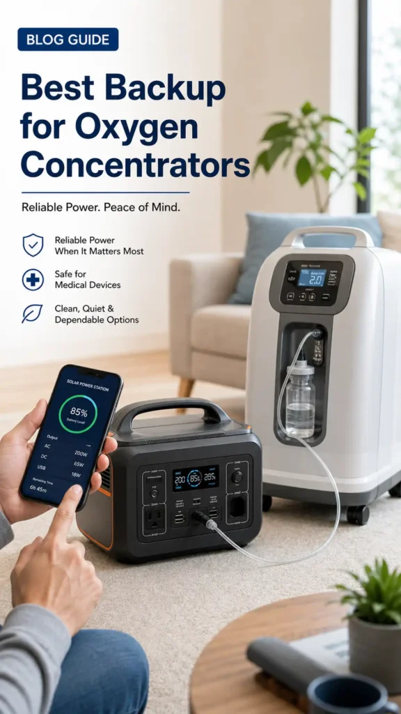 Best Generator for Oxygen Concentrator-Solar vs Gas Picks