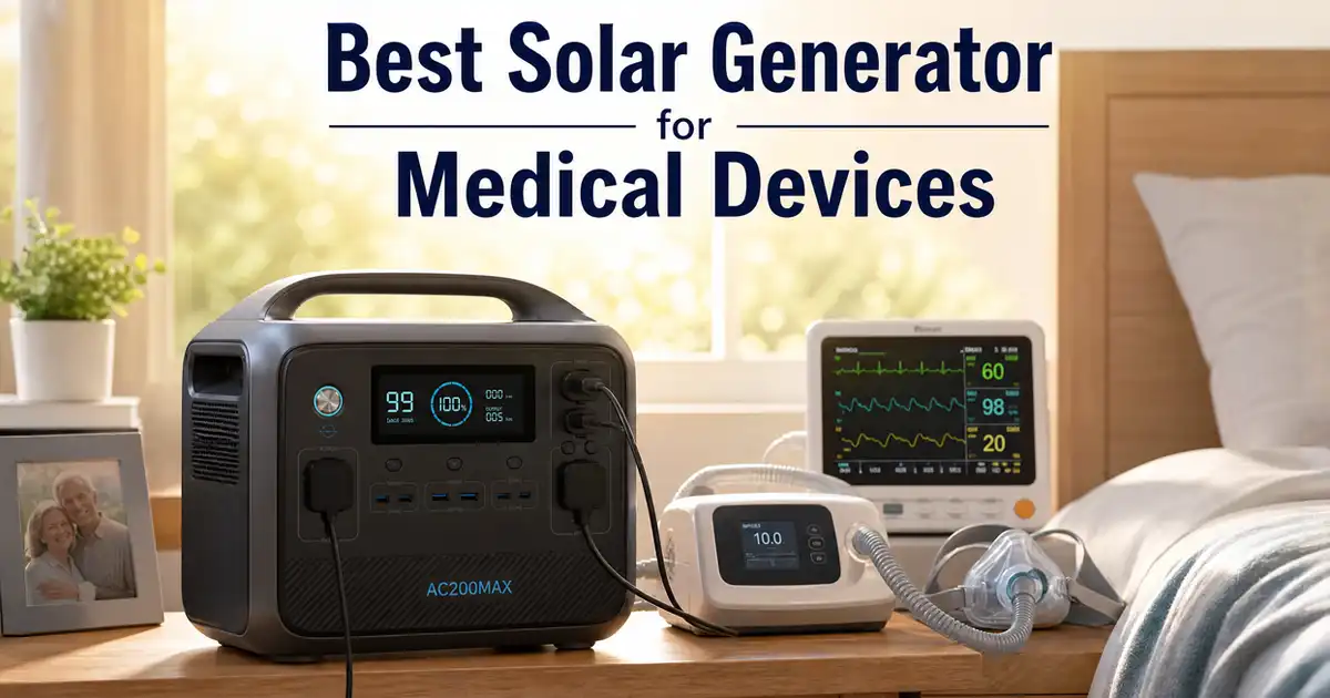 Best solar generator for medical devices