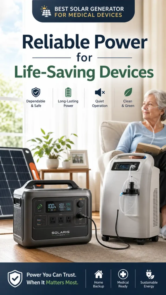 Best solar generator for medical devices