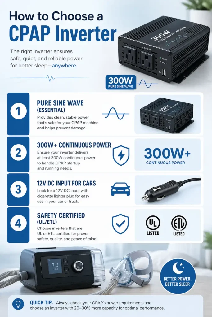 CPAP Inverter: What You Must Know Before Buying