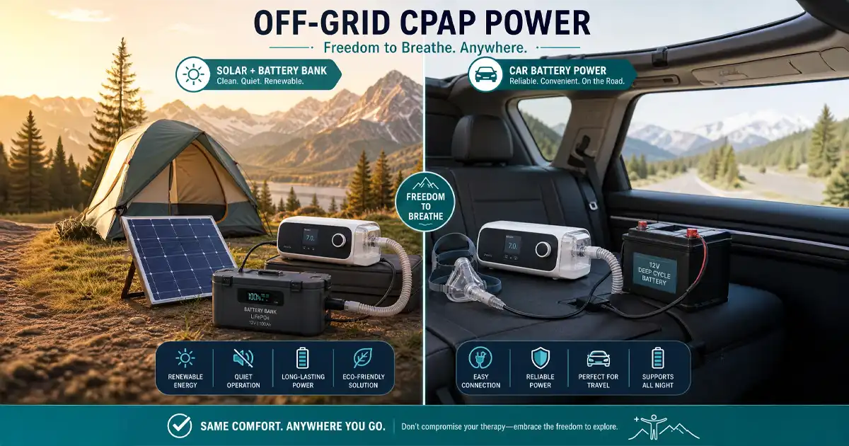 12 Volt CPAP Machine Guide: DC Models and Off-Grid Power Setup
