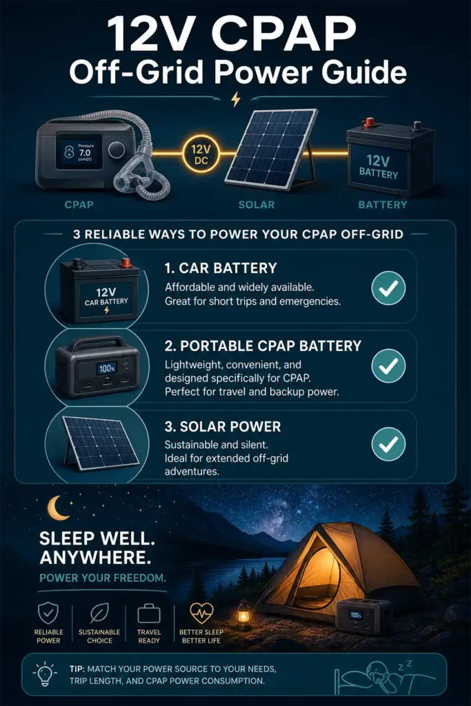 12 Volt CPAP Machine Guide: DC Models and Off-Grid Power Setup