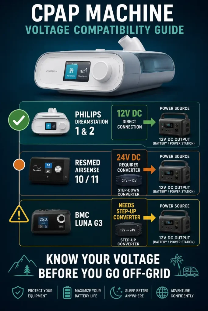 12 Volt CPAP Machine Guide: DC Models and Off-Grid Power Setup