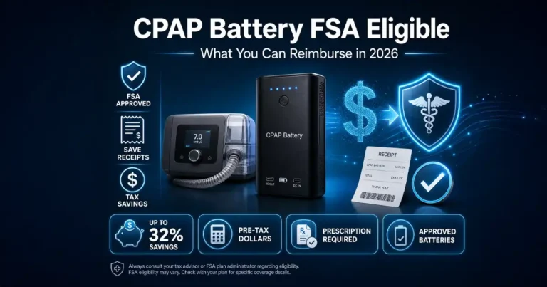 CPAP Battery FSA Eligible: What You Can Reimburse