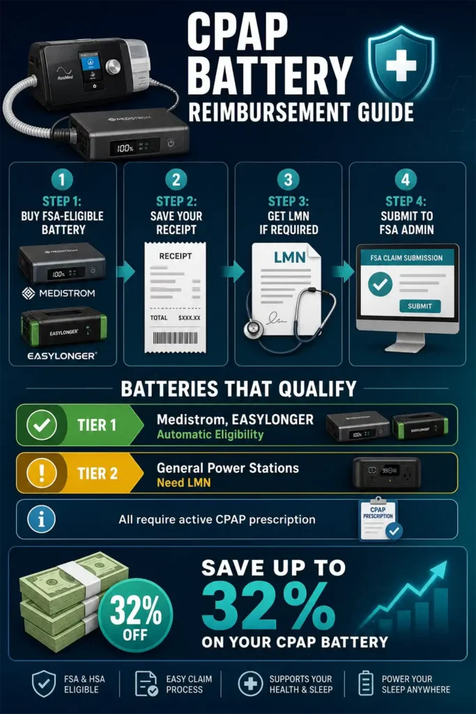 CPAP Battery FSA Eligible: What You Can Reimburse