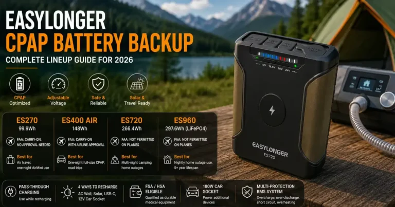 EASYLONGER CPAP Battery Backup: Complete Lineup Guide