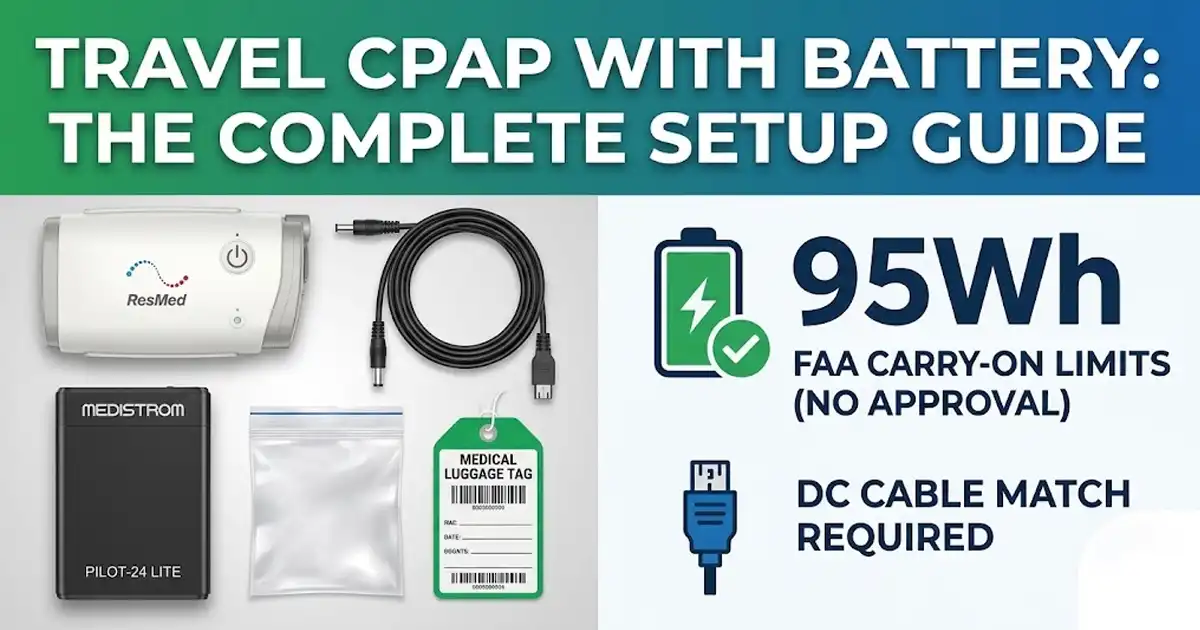 Travel CPAP with Battery: The Complete Setup Guide