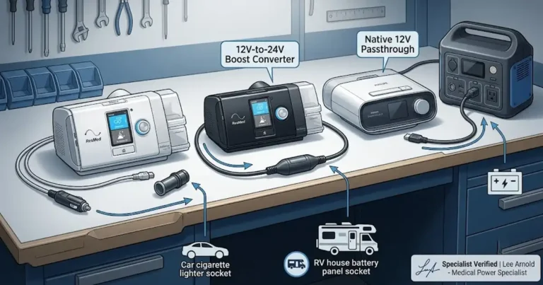 CPAP 12V Adapter: Car, RV & Battery Power for Any Machine