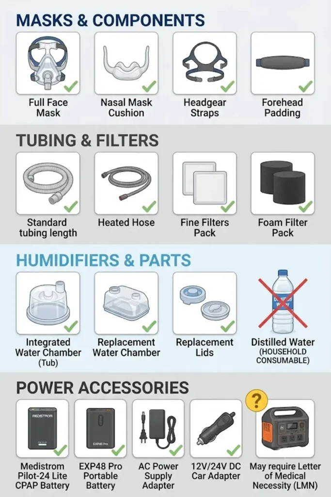 CPAP Accessories HSA/FSA Covered: Full Eligibility Guide