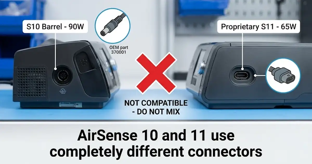 ResMed AirSense 10 Power Consumption: Watts by Mode