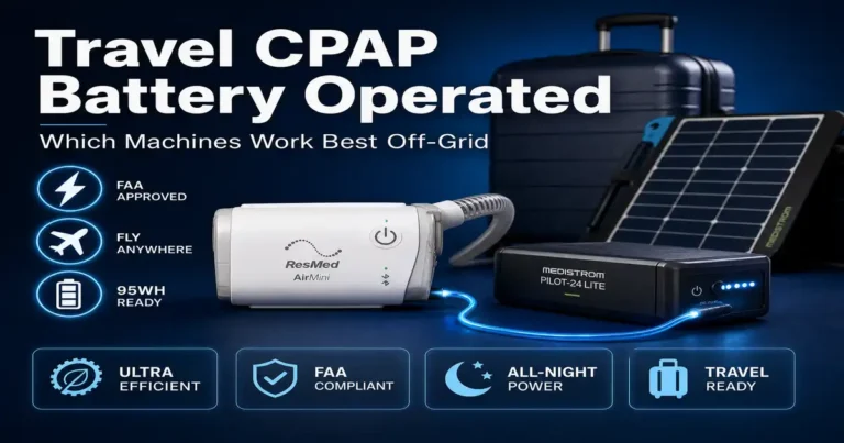 Travel CPAP Battery Operated: Which Machines Work Best Off-Grid