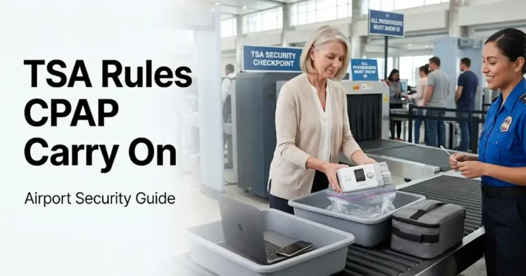 CPAP TSA Carry On Rules : What to Expect at Airport Security