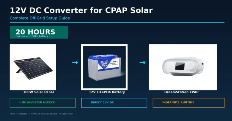 12V DC Converter for CPAP Solar: Complete Off-Grid Setup Guide