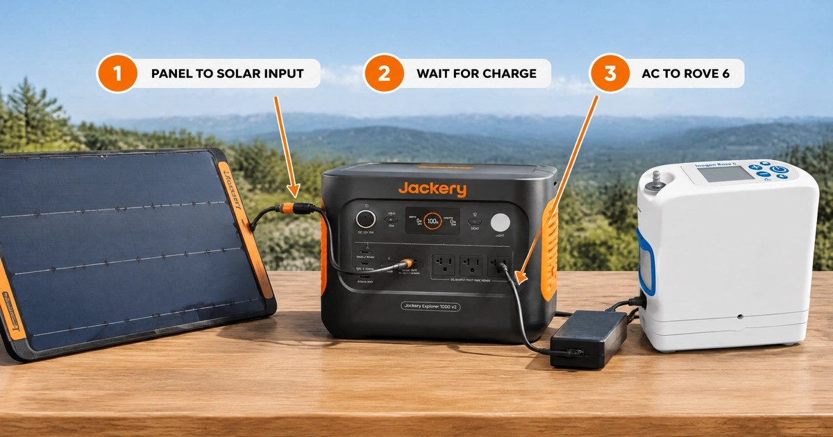 Inogen Rove 6 Solar Charging: Step-by-Step Setup Guide