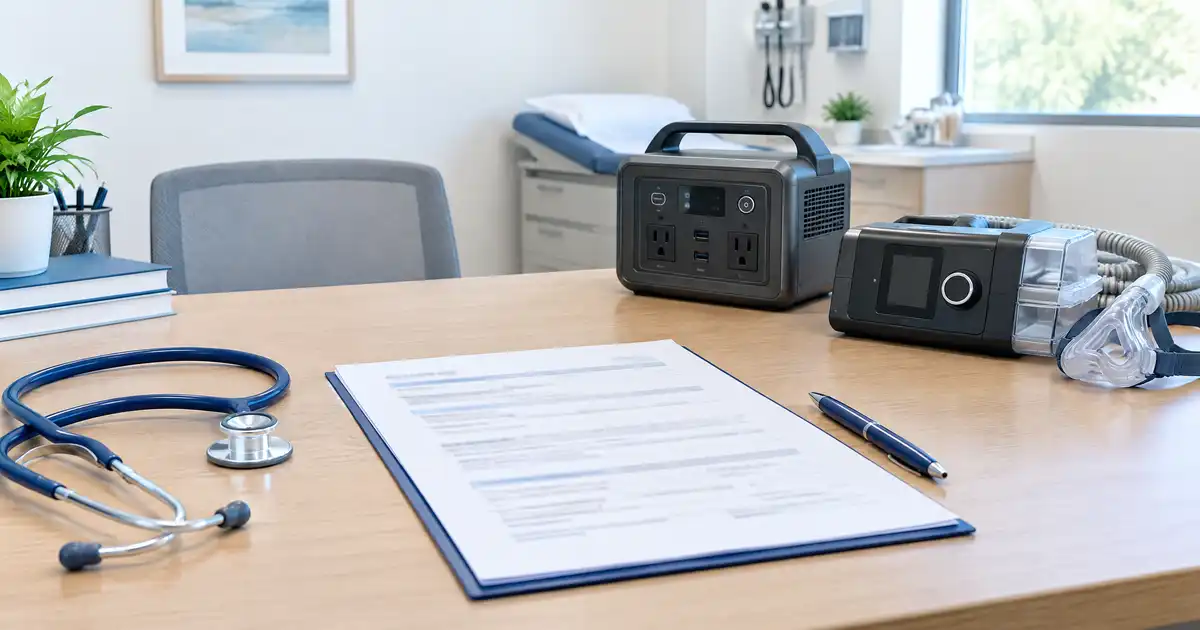 Letter of Medical Necessity for Solar Generator