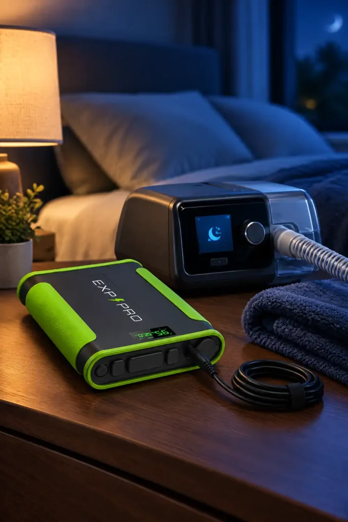 CPAP Battery EXP48PRO Review: Runtime, Compatibility, and Setup